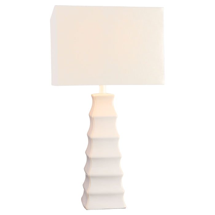 Quorum Home Cyan - 01721 - One Light Table Lamp - White