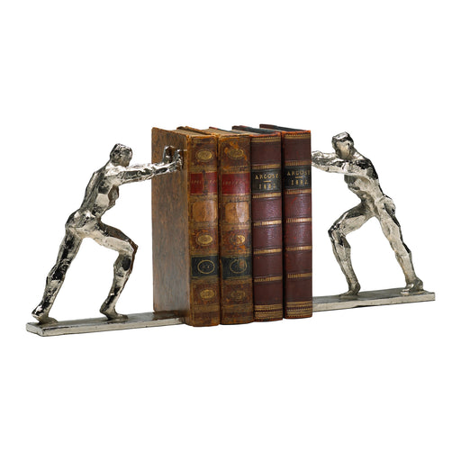 Quorum Home Cyan - 02106 - Bookends - Silver