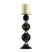 Quorum Home Cyan - 02180 - Candelabra - Black And Clear