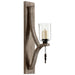 Quorum Home Cyan - 05108 - Wall Candleholder - Washed Oak