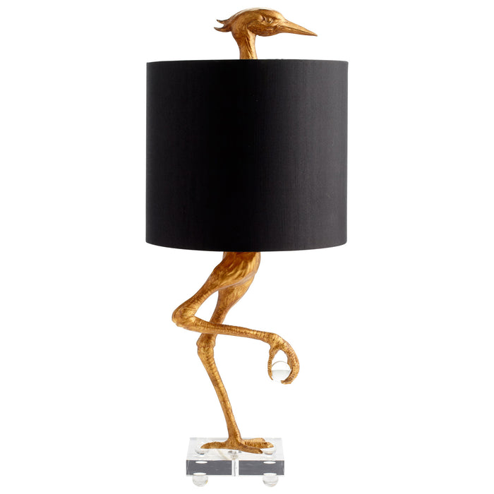 Quorum Home Cyan - 05206 - One Light Table Lamp - Ancient Gold