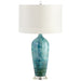 Quorum Home Cyan - 05212 - One Light Table Lamp - Blue Glaze