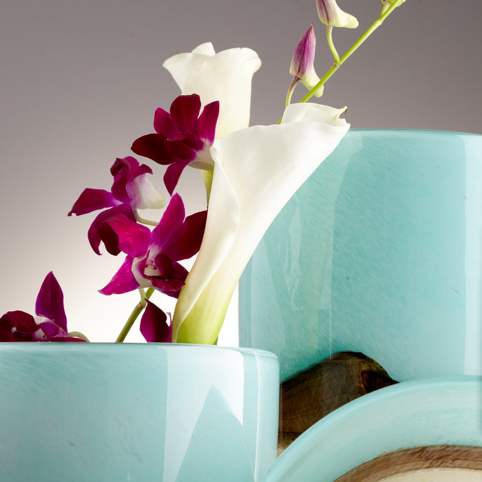 Quorum Home Cyan - 05873 - Vase - Blue