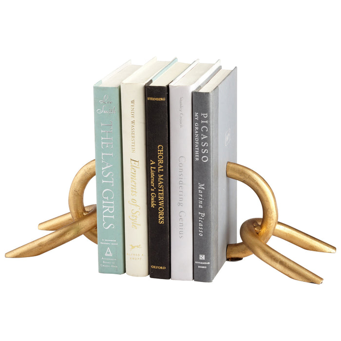 Quorum Home Cyan - 06042 - Bookends - Gold