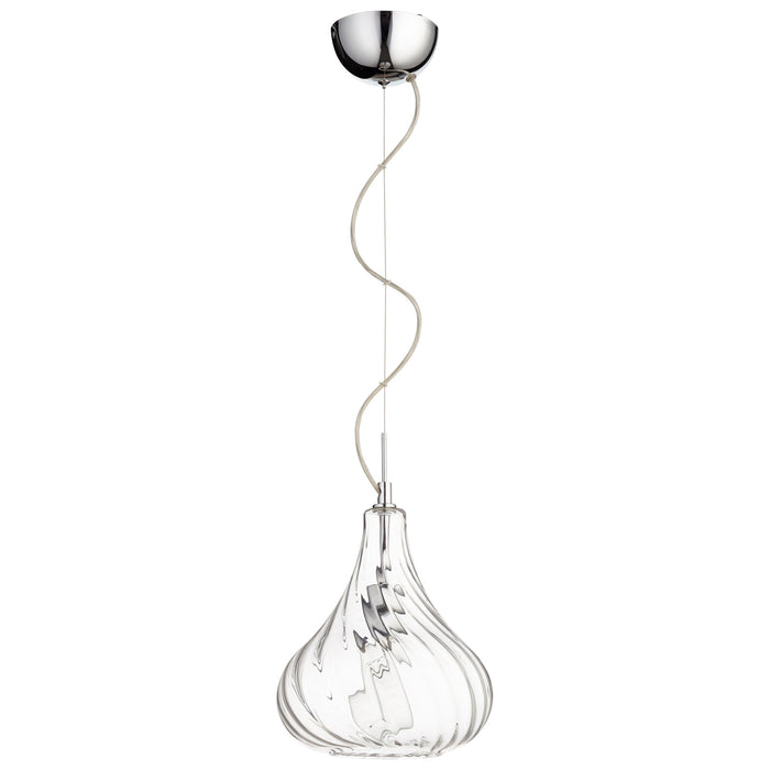 Quorum Home Cyan - 06805 - One Light Pendant - Chrome