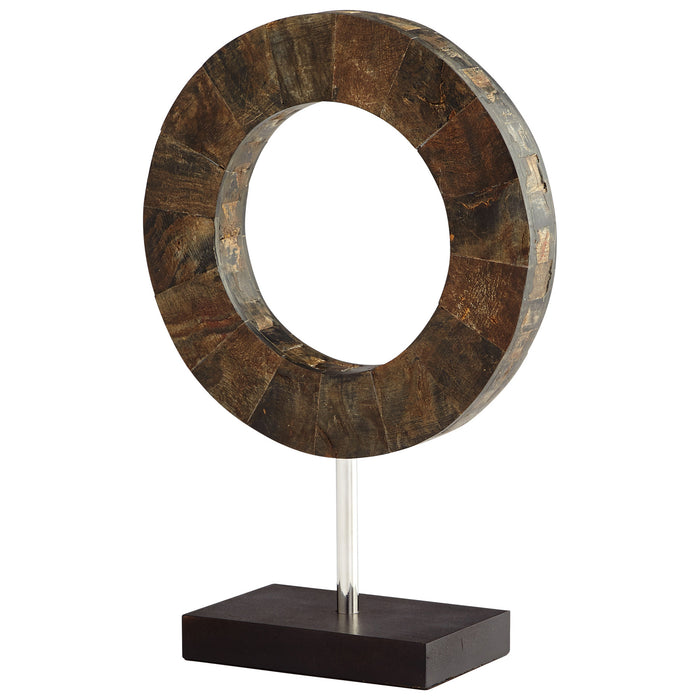 Quorum Home Cyan - 07216 - Sculpture - Brown And Stainless Steel