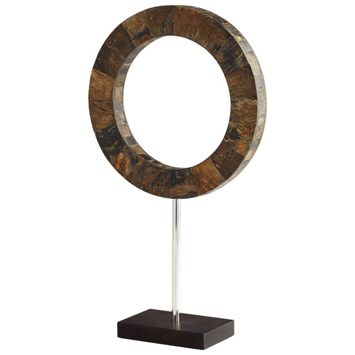 Quorum Home Cyan - 07217 - Sculpture - Brown And Stainless Steel