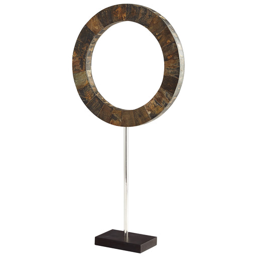 Quorum Home Cyan - 07218 - Sculpture - Brown And Stainless Steel