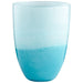 Quorum Home Cyan - 07284 - Vase - Sky Blue And White