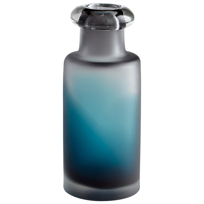 Quorum Home Cyan - 07305 - Vase - Blue/Clear