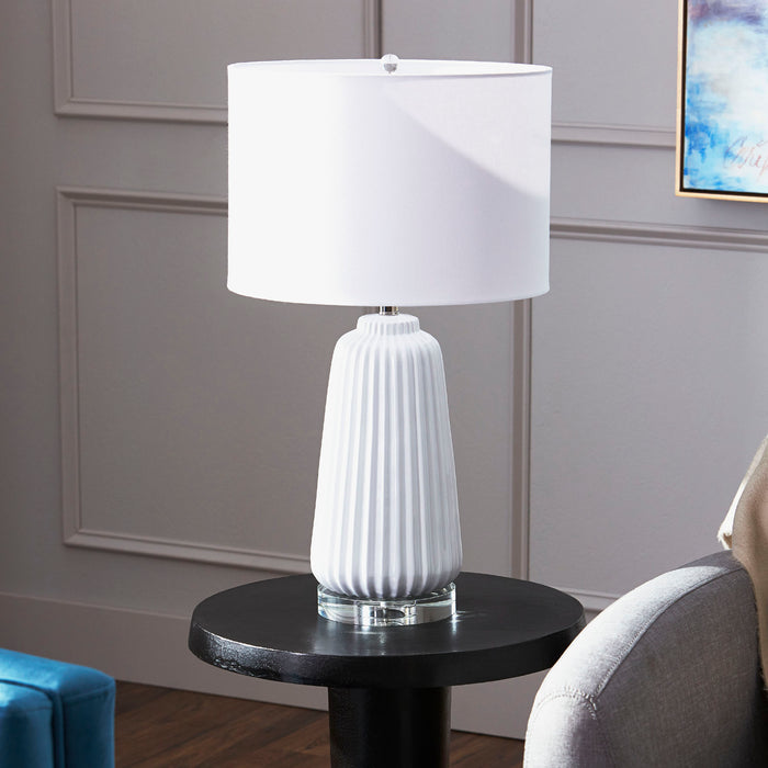 Quorum Home Cyan - 07743 - One Light Table Lamp - White