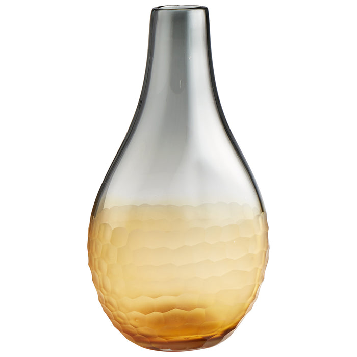 Quorum Home Cyan - 07854 - Vase - Amber And Smoked