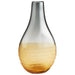 Quorum Home Cyan - 07854 - Vase - Amber And Smoked