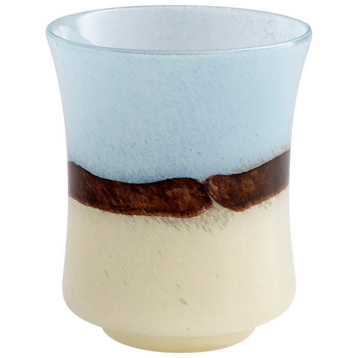 Quorum Home Cyan - 08811 - Vase - Brown And Ivory