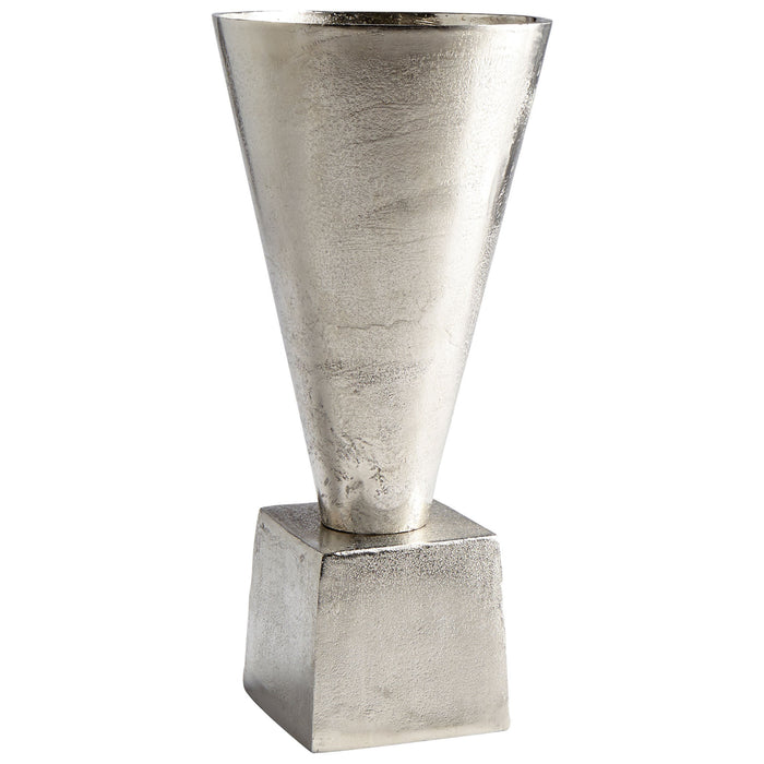 Quorum Home Cyan - 08904 - Vase - Raw Nickel