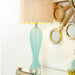 Quorum Home Cyan - 09140 - One Light Table Lamp - Green