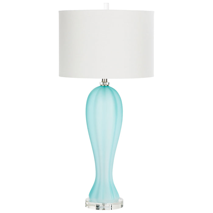 Quorum Home Cyan - 09140 - One Light Table Lamp - Green