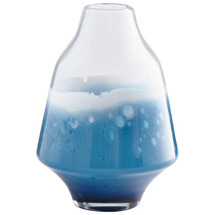 Quorum Home Cyan - 09166 - Vase - Clear And Cobalt