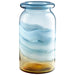 Quorum Home Cyan - 09187 - Vase - Amber And Blue