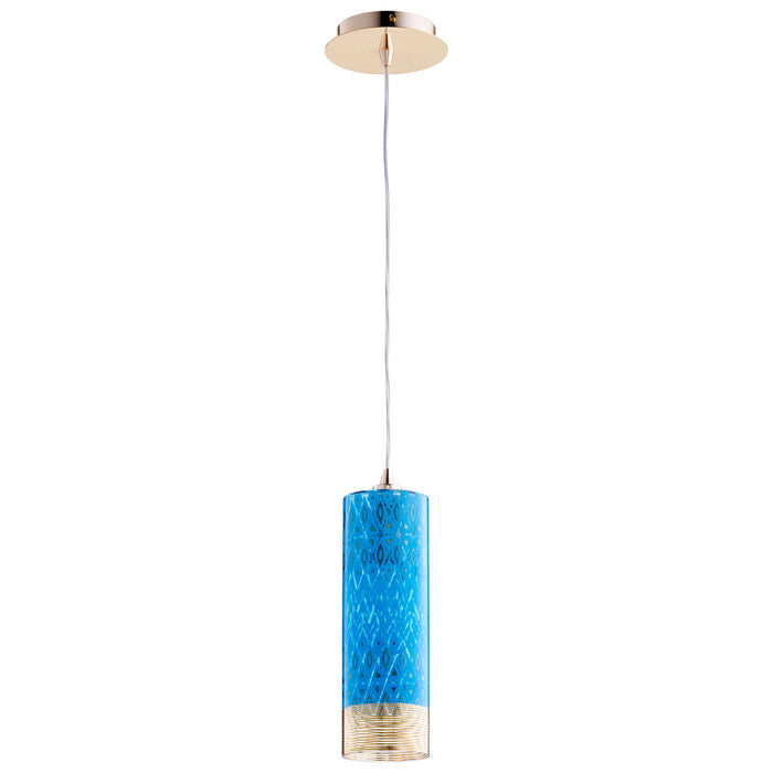 Quorum Home Cyan - 09241 - One Light Pendant - Gold