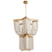 Quorum Home Cyan - 09260 - Three Light Pendant - Tinted Gold Leaf