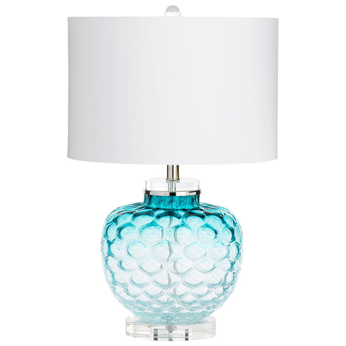 Quorum Home Cyan - 09283 - One Light Table Lamp - Teal