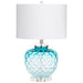 Quorum Home Cyan - 09283 - One Light Table Lamp - Teal