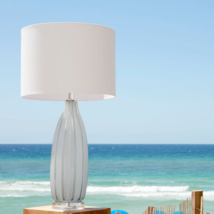 Quorum Home Cyan - 09284 - One Light Table Lamp - Grey