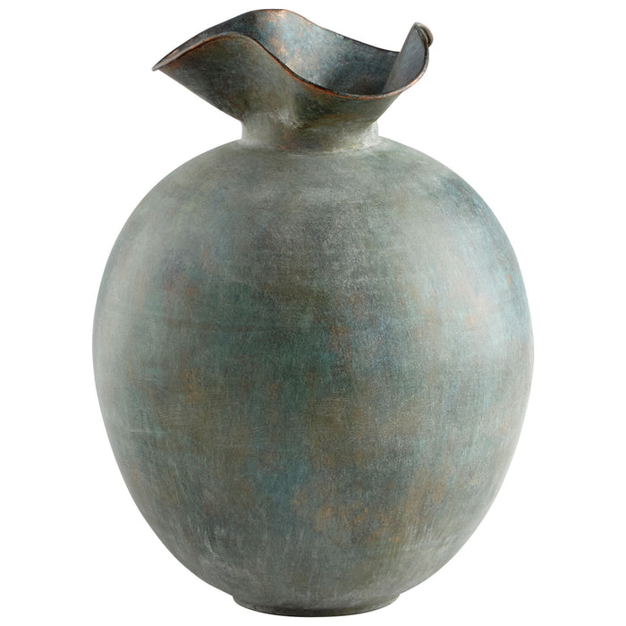 Quorum Home Cyan - 09631 - Vase - Gold Patina