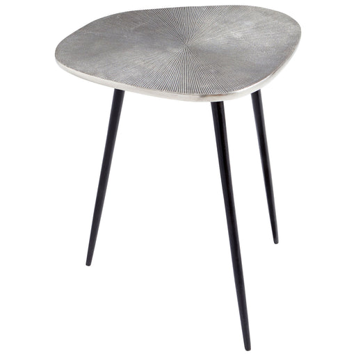 Quorum Home Cyan - 09713 - Side Table - Raw Nickel And Bronze