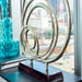 Quorum Home Cyan - 09783 - Sculpture - Nickel And Black