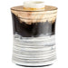 Quorum Home Cyan - 09868 - Vase - Black/White/Walnut