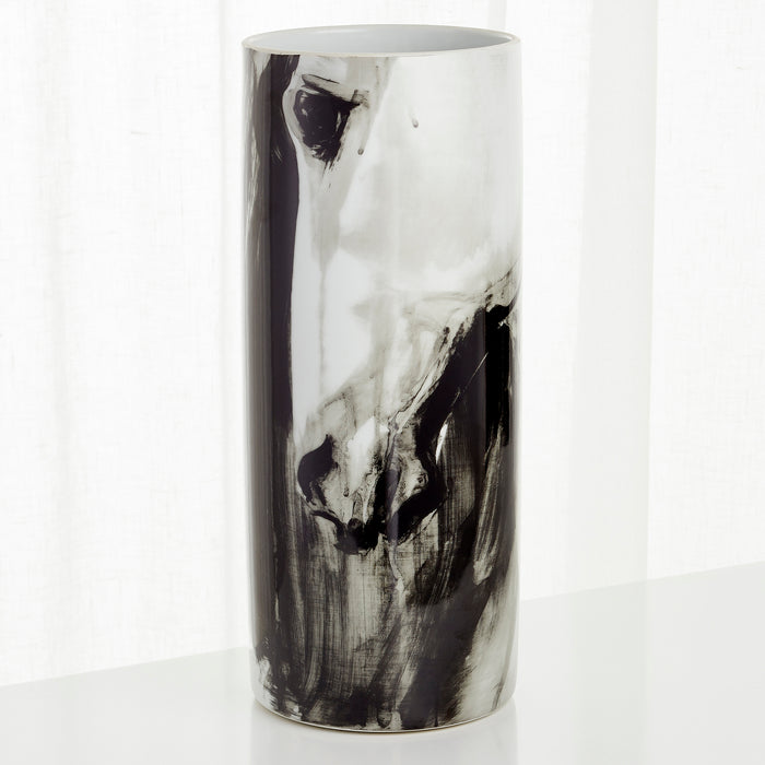 Quorum Home Cyan - 09872 - Vase - Black And White