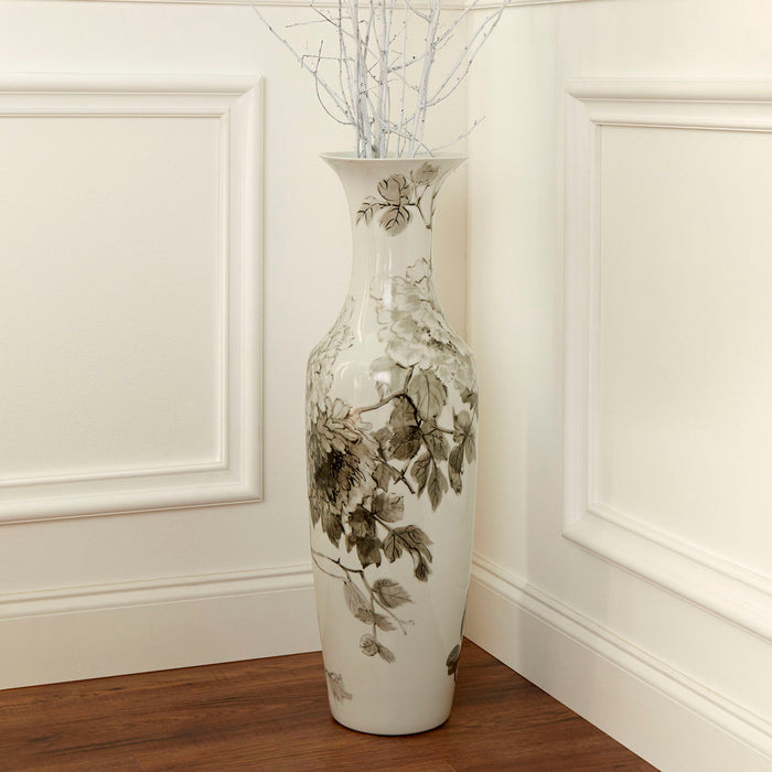 Quorum Home Cyan - 09882 - Vase - Black And White