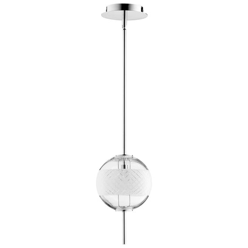 Quorum Home Cyan - 10048 - LED Pendant - Polished Nickel