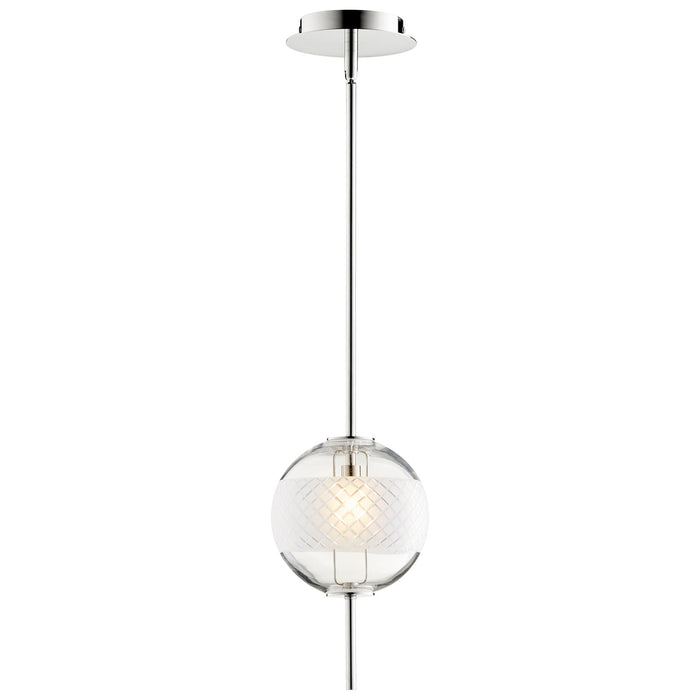 Quorum Home Cyan - 10048 - LED Pendant - Polished Nickel