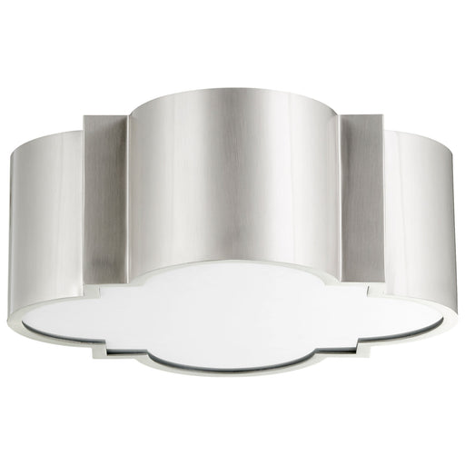 Quorum Home Cyan - 10061 - Two Light Ceiling Mount - Satin Nickel