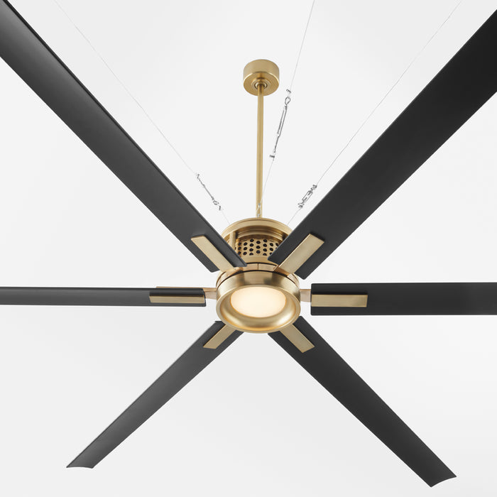 Quorum Home Quorum - 101206-80 - 120" Ceiling Fan - Aged Brass