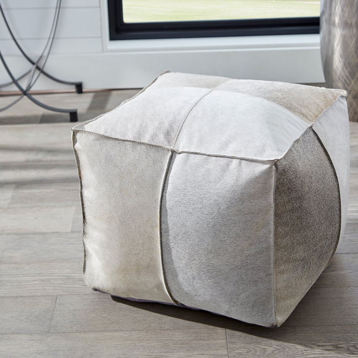 Quorum Home Cyan - 10129 - Pouf - Grey