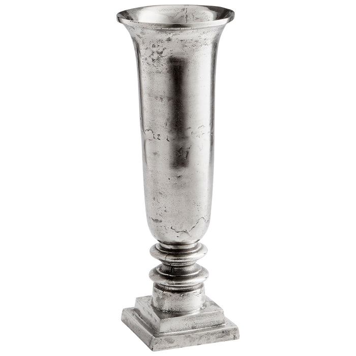 Quorum Home Cyan - 10172 - Vase - Raw Nickel