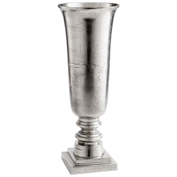 Quorum Home Cyan - 10173 - Vase - Raw Nickel