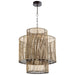 Quorum Home Cyan - 10273 - One Light Pendant - Rattan