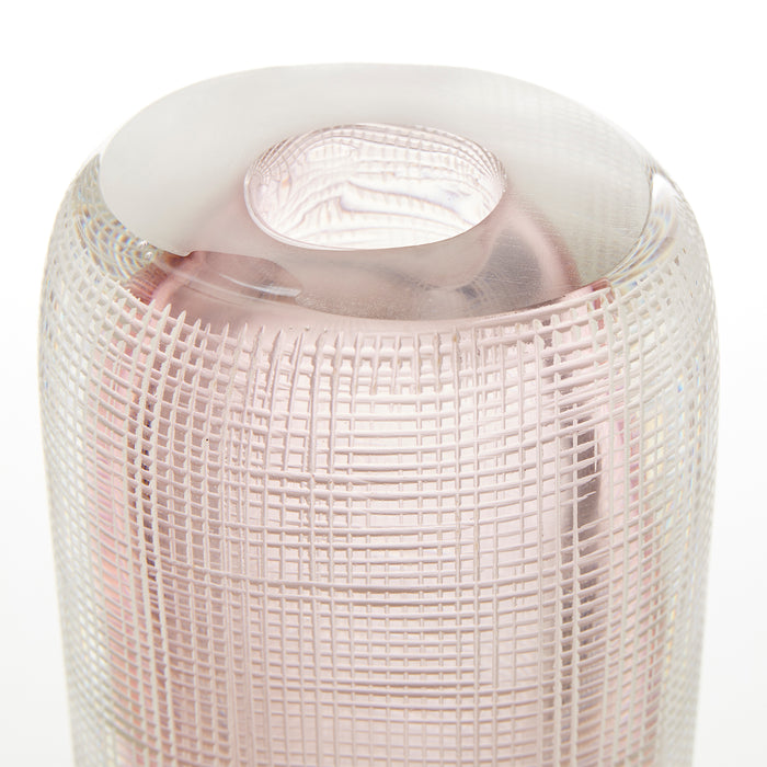 Quorum Home Cyan - 10299 - Vase - Pink And Clear