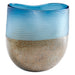 Quorum Home Cyan - 10344 - Vase - Blue And Iron Glaze