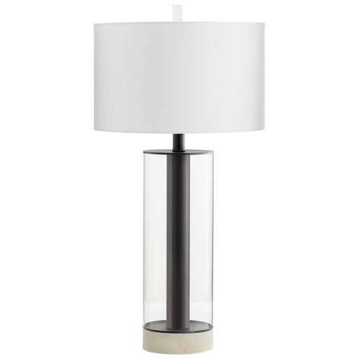 Quorum Home Cyan - 10352 - One Light Table Lamp - Gunmetal