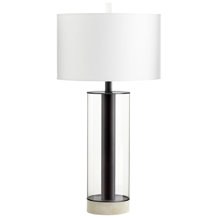 Quorum Home Cyan - 10352 - One Light Table Lamp - Gunmetal