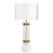 Quorum Home Cyan - 10354 - One Light Table Lamp - Brass