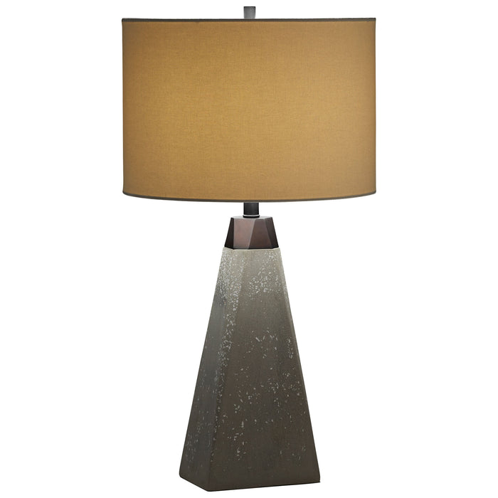 Quorum Home Cyan - 10356 - One Light Table Lamp - Gunmetal