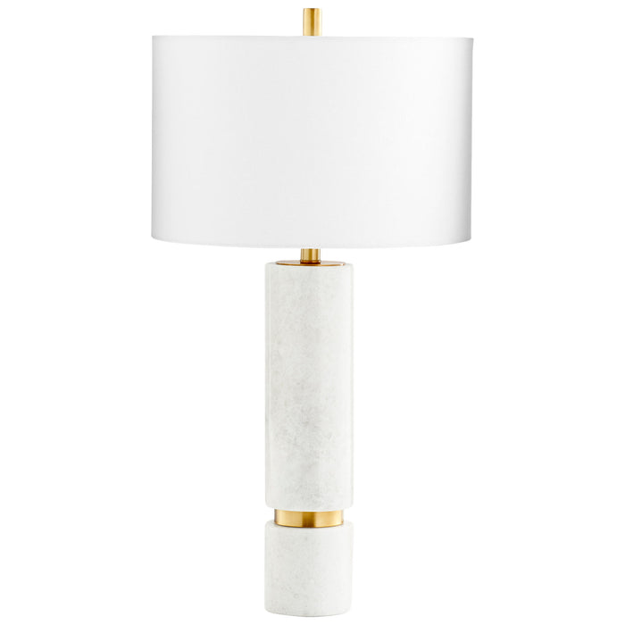 Quorum Home Cyan - 10357 - One Light Table Lamp - Brass