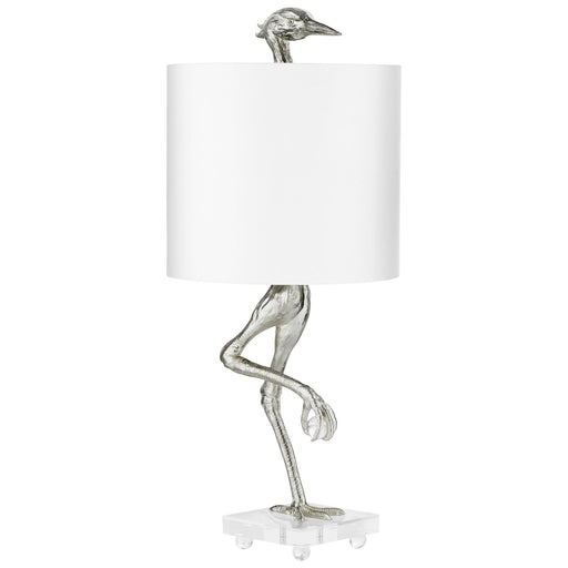 Quorum Home Cyan - 10362 - One Light Table Lamp - Silver Leaf